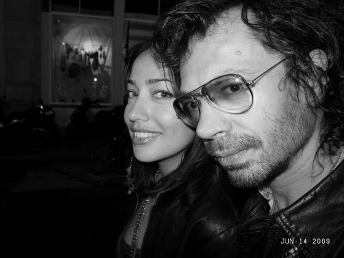 The French jewelery designer Camille and me at the Montana, Paris. Photo Olivier Zahm